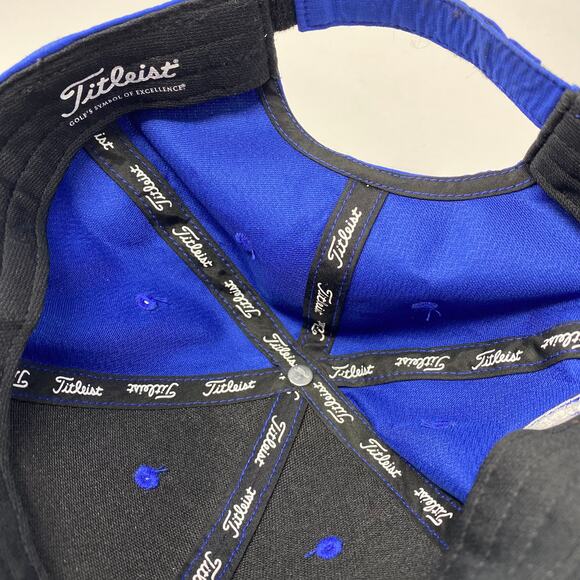 Titleist Blue White Templepatrick Golf Club Strapback One‎ Size Golf Hat - Picture 5 of 6